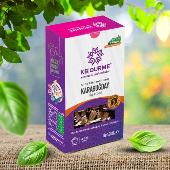Glutensiz & Vegan Filizlendirilmiş Karabuğday Makarna Rigatoni 200 gr