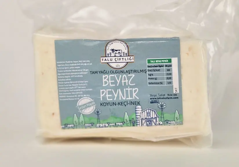 TALU EZİNE BEYAZ PEYNİR İNEK KEÇİ KOYUN (600-650 GR)